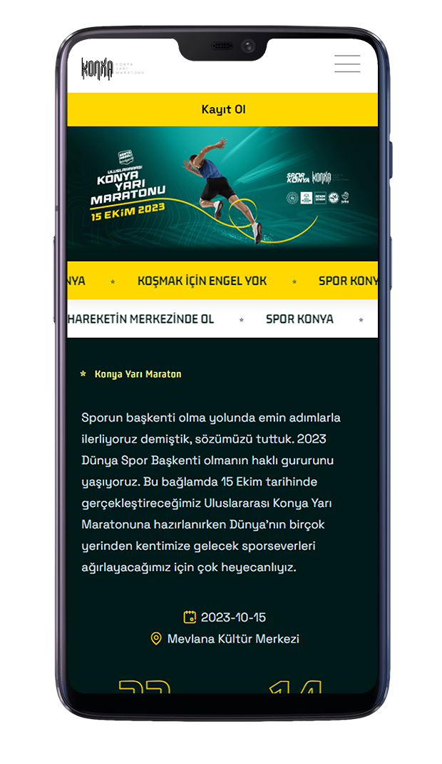 Abranero - Uluslararası Konya Yarı Maratonu Web Sitesi